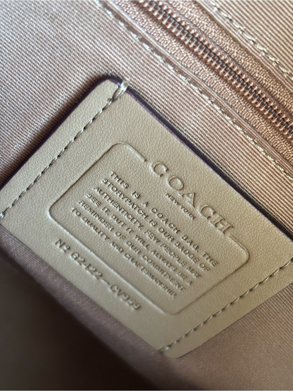 Coach Large Rowan in Sand/Taupe/Silver Canvas - Picture 12 of 13